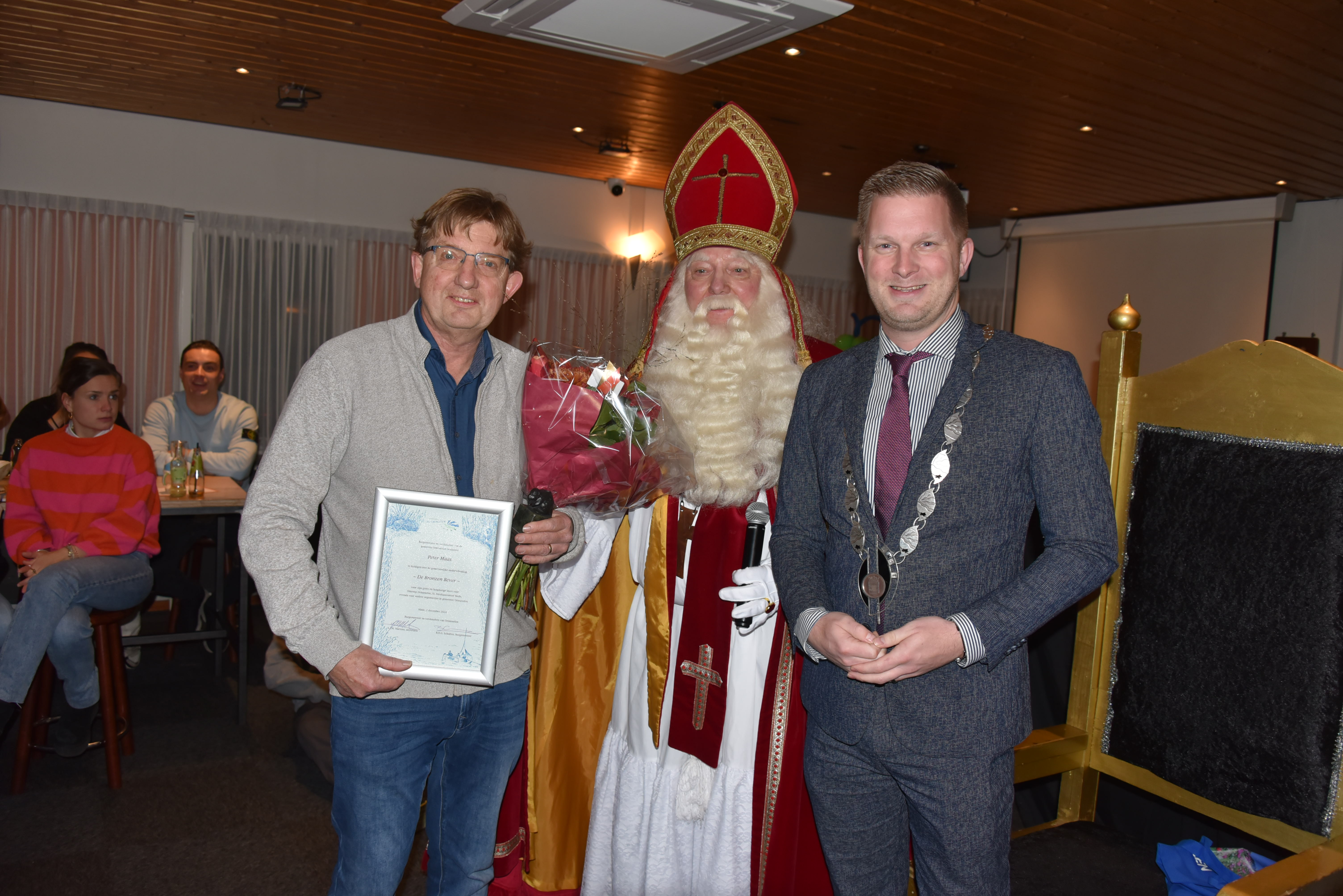 Bronzen Bever voor Peter Maas © Beeld Michiel Peeters