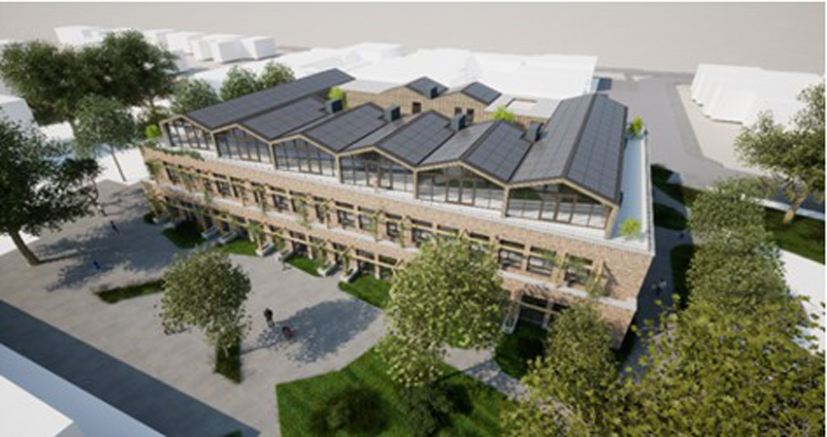 Integraal Kindcentrum Stuifhoek met bovenop appartementen Integraal Kindcentrum Stuifhoek met bovenop appartementen