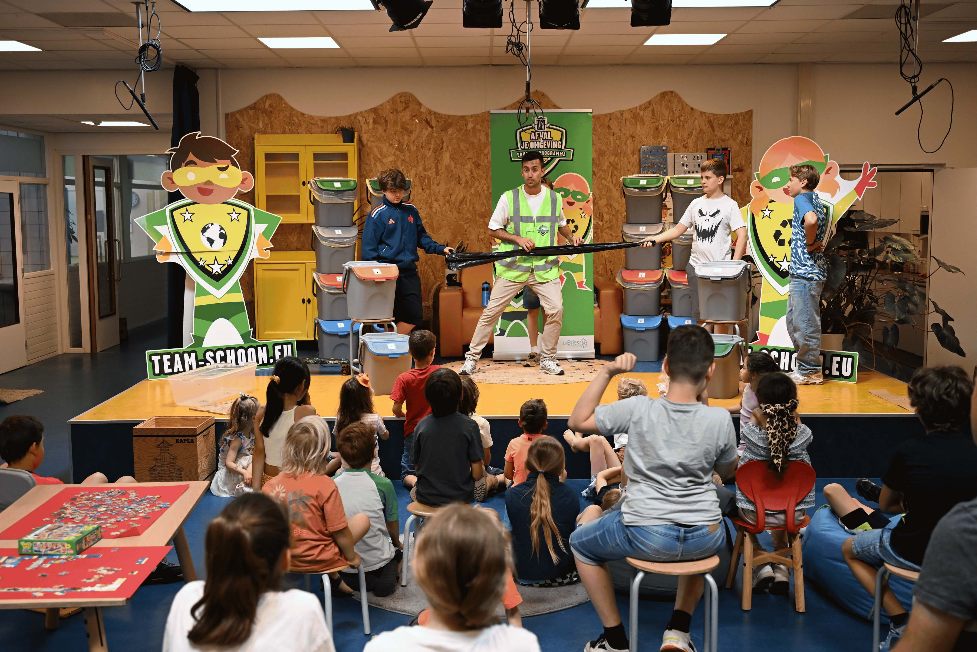 Kick-off gastlessen 'Afval Scheiden op School' | Kindcentrum JIJ Terheijden