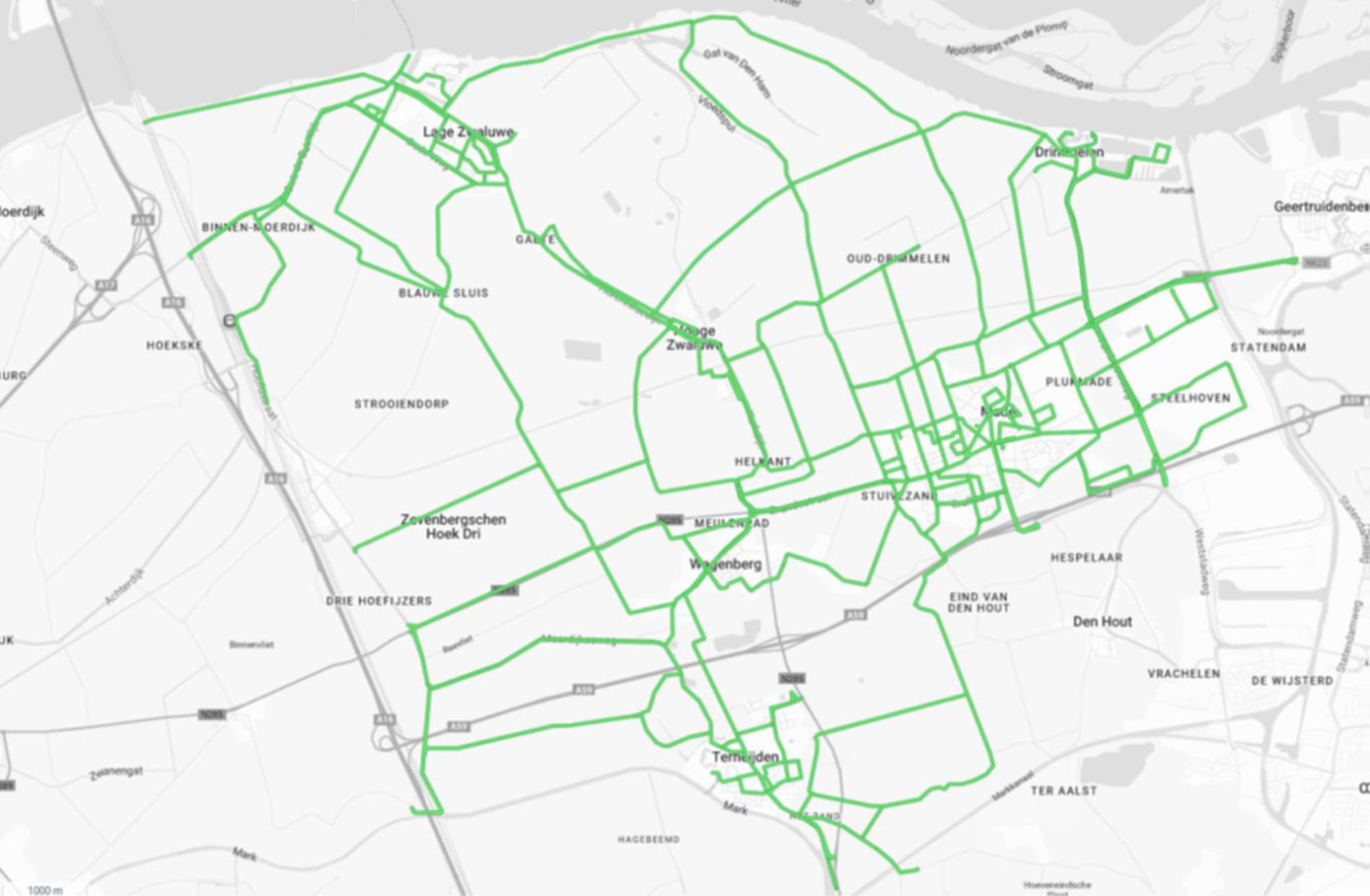 Strooiroutes gemeente Drimmelen Strooiroutes gemeente Drimmelen