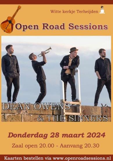 Open Road Sessions presenteert Dean Owens en de Sinners