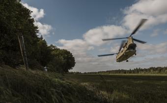 Chinook transporthelikopter 