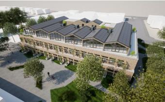 Integraal Kindcentrum Stuifhoek met bovenop appartementen